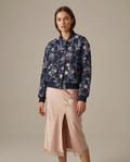 Blue Top and Pink Skirt Set