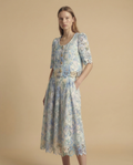 Lace Blue Co-ord Set